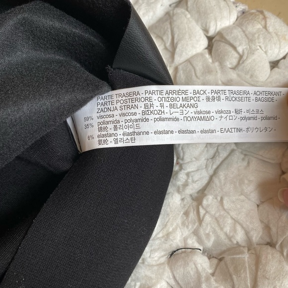 NWOT Zara Trafaluc Collection Embroyed Faux Leather Midi Dress - Picture 7 of 7